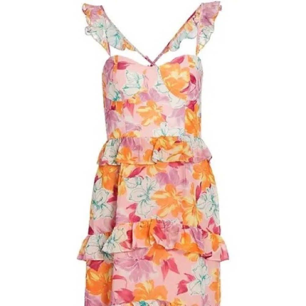 Wayf Maxi Dress in Hibiscus